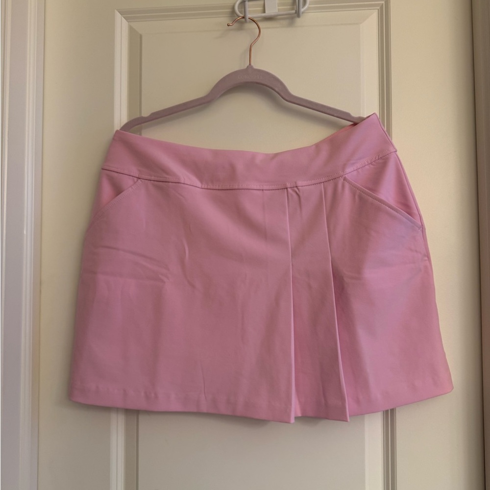 Lilly Pulitzer Luxletic Pink Pleated Mini Skirt